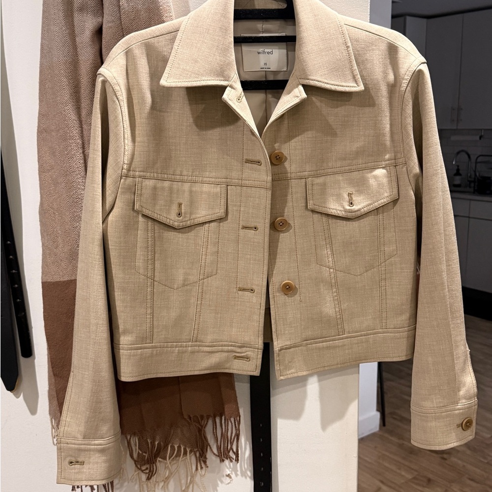 Wilfred Beige Jean Jacket